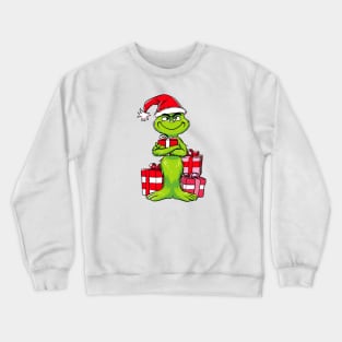 "Grinch Cartoon Full of Christmas Cheer" Crewneck Sweatshirt